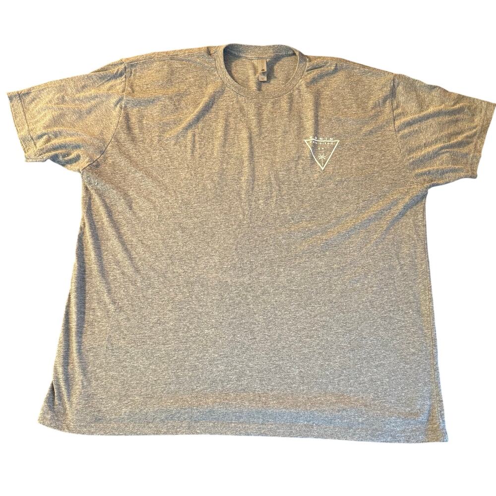 Ronin San Diego Graphic T Shirt Mens 3XL Gray Next Level Tri Blend